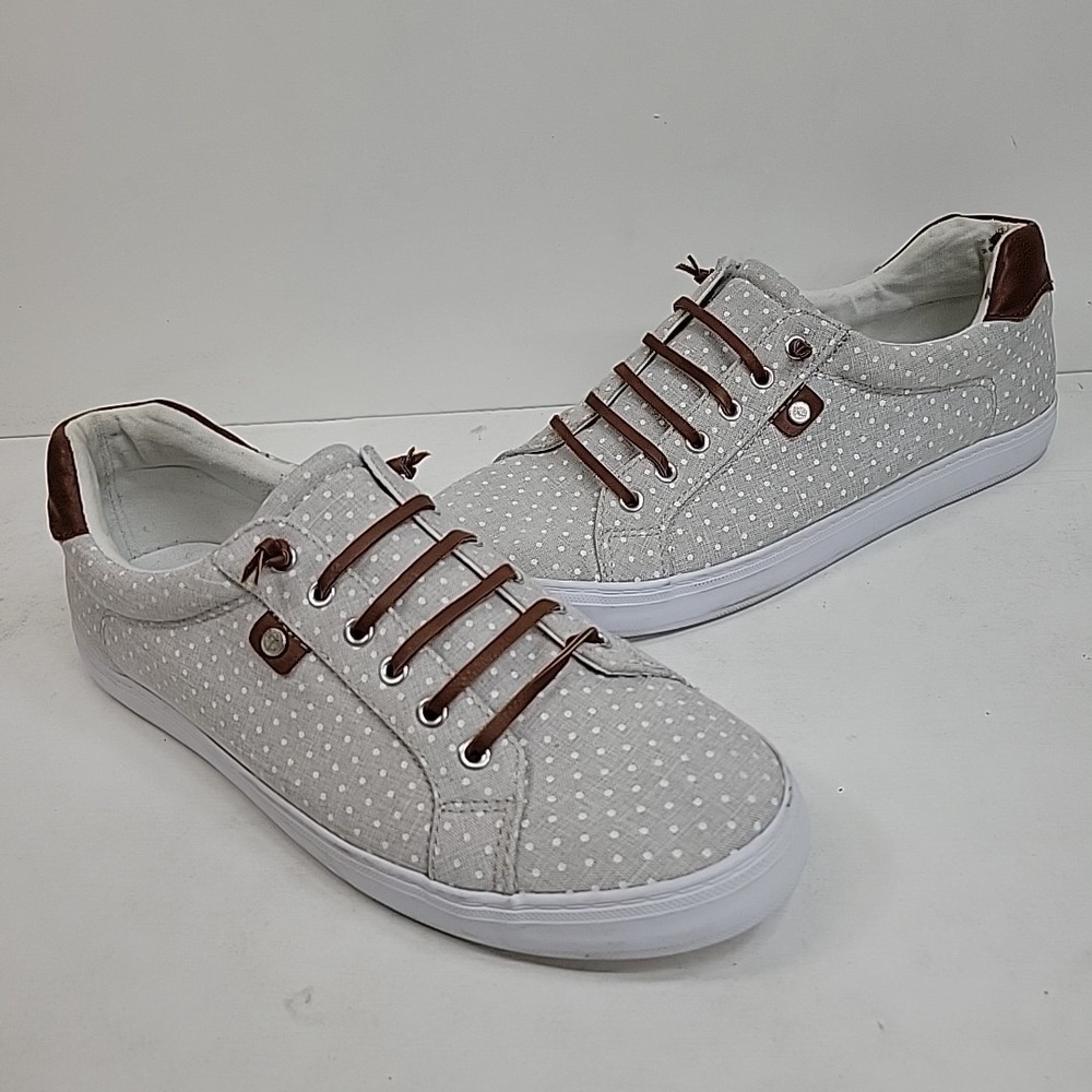 Graceland Sneakers Brown/Tan Sz Men 8.5-9 Women 11-11.5 Deck Shoes Preppy Trendy